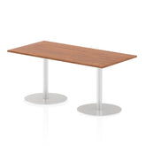 Dynamic Italia 1600 x 800mm Poseur Rectangular Table Walnut Top 725mm High Leg ITL0287 DD